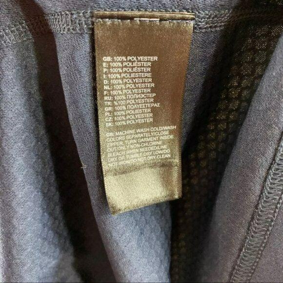 North Face Pullover 1/4 Zip Textured Track Blue Xsmall - Picture 5 of 6